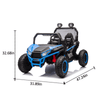 Yeah Depot - 24V Two-seater Kids Ride On UTV W/Parents Control,400W Super Power,Four-wheel suspension,LED Light with Rear searchlight,Bluetooth,MP3,Music,Rear storage space,Speeds 3.73-4.97MPH for Kids aged 3+.