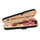 inQ Boutique - Full Size 4/4 Acoustic Violin Set,Beginner Violin Vintage Solid Wood Violin Starter Kit with Carrying Case,Bow and Rosin (Pink) RT