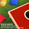 Yeah Depot - Solid Wood Premium Cornhole Set - 3 Feet x 2 Feet Game Boards, Includes Set of 8 Corn Hole Toss Bags