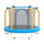 Yeah Depot - 55-inch Trampoline for Kids Indoor & Outdoor Small Toddler Trampoline with Basketball Hoop