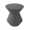 Yeah Depot - Decorative Garden Stool, 17.75'' H Modern Heavy Duty Patio Sturdy Faux Terrazzo Accent Table Side Table Plant Table for Indoor Outdoor, Faux White