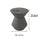 Yeah Depot - Decorative Garden Stool, 17.75'' H Modern Heavy Duty Patio Sturdy Faux Terrazzo Accent Table Side Table Plant Table for Indoor Outdoor, Faux White