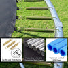 Yeah Depot - 120CM TRAMPOLINE OUTSIDE SAFETY NET WITH BASKETBALL HOOP