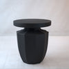 Yeah Depot - Decorative Garden End Table, 20.3'' H Modern Heavy Duty Patio Sturdy Faux Terrazzo Accent Table Side Table Plant Table for Indoor Outdoor