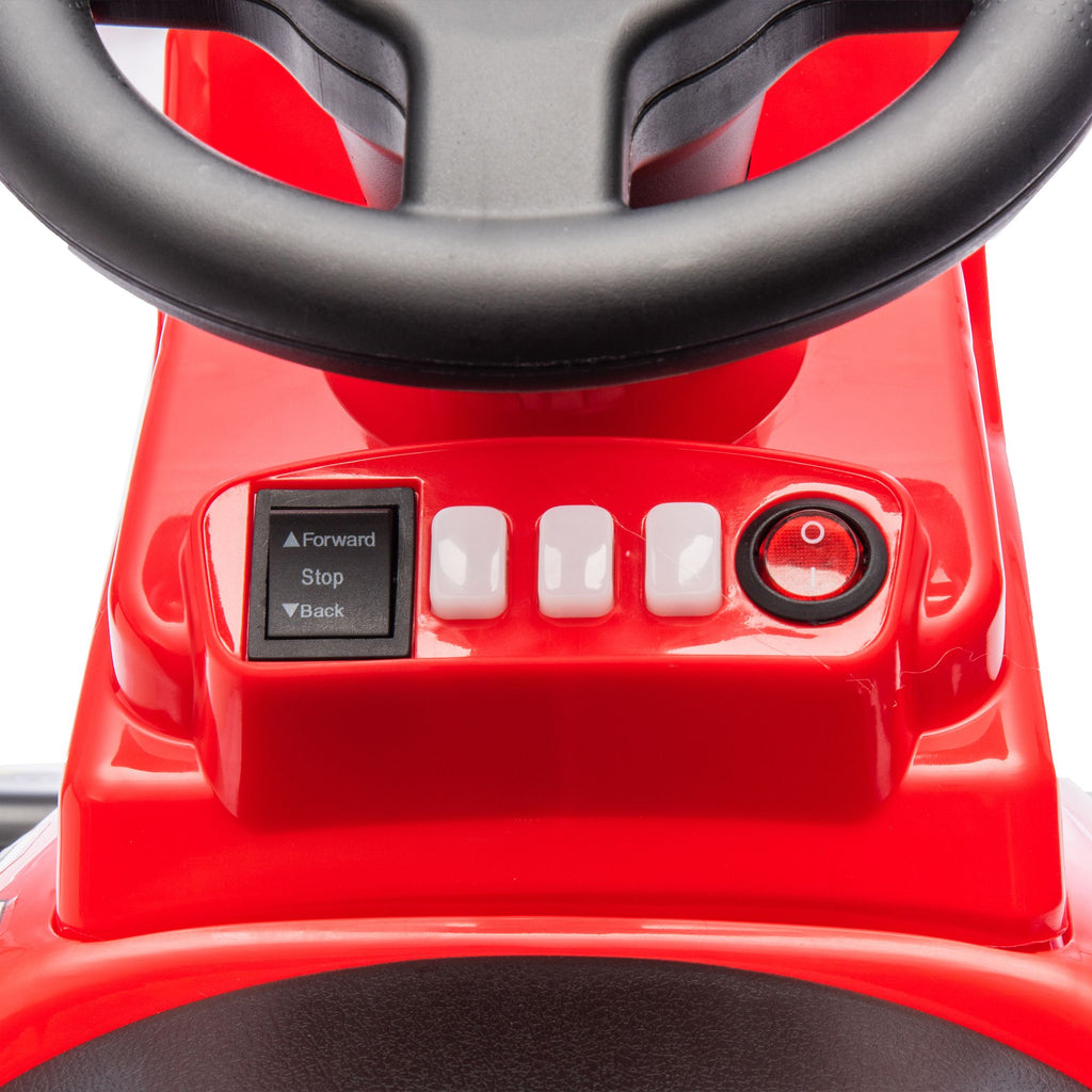 Yeah Depot - 12V Kids Ride On Motor Bumper Car,integrating system,Rotate 360 degrees in place,Collision triggers sound effects and lights,Four-wheel waterfall light,Cute appearance design for kids aged 3-5.