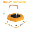 Yeah Depot - Toddler Trampoline for Kids 1 Year Plus with Handle, Baby Gifts for Boys and Girls, Indoor and Outdoor