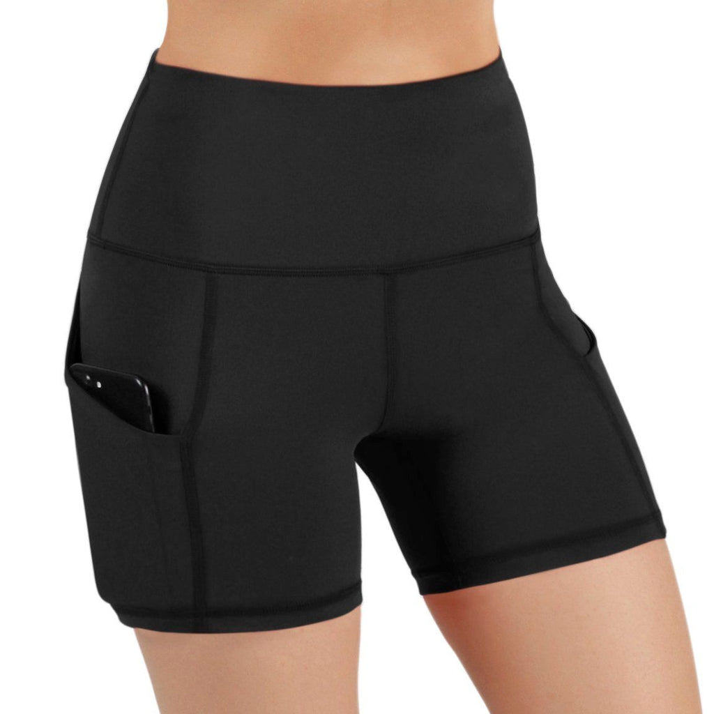 JupiterGear Athletic High-Waisted Sports Shorts for Women with Hip Pockets