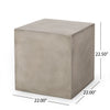 Yeah Depot - Outdoor MGO Side Table ,Light Grey