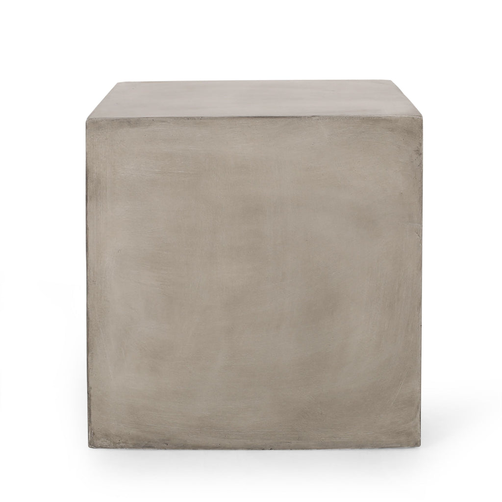 Yeah Depot - Outdoor MGO Side Table ,Light Grey