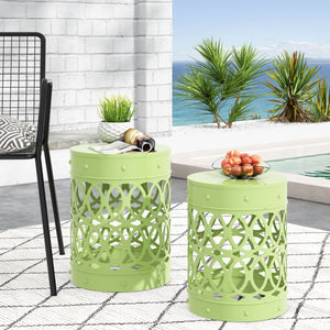 Yeah Depot - Outdoor Metal S/2 end table