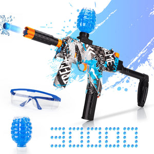 Kai Sheng Rui Store - Electric Gel Ball Blaster, High-Speed Gelfire Blaster for Orbeez with 30000 Gel Rounds and Eyewear, Splatter Ball Toys for Outdoor Shooting Game Party Gift Ages 14 & Up, Red Sentinel