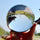 DSJUGGLING Clear Acrylic Contact Juggling Ball 120mm - 4.72'' in Transparent Color for isolations and Body Rolls