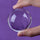 DSJUGGLING Small Size of Clear Acrylic Contact Juggling Ball for Beginners, Kids & Mini Transparent Practice Juggling Ball for Small Hands