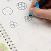BOMING - Early Education Magic Copybook Reusable Handwriting Practice  Kids Drawing Ink Workbook Children Pen Control Training Writing Drawing Educational Toy