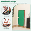 Hooya Imp.& Exp. - Folding Portable Billiards Table Game Set with Adjustable Foot Levelers