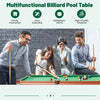 Hooya Imp.& Exp. - Folding Portable Billiards Table Game Set with Adjustable Foot Levelers