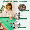 Hooya Imp.& Exp. - Folding Portable Billiards Table Game Set with Adjustable Foot Levelers