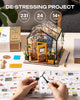 zhima - Rolife DIY Dollhouse Room Kit-Handmade Diorama Home Decoration-Miniature Model to Build-Christmas Birthday Gifts for Boys Girls Women Friends (Cathy's Flower Green House)