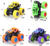 YeahaHappy-Us - Monster Truck Toys, Pull Back Vehicles Toys, Friction Powered Toy, Mini Push and Go Car Truck Inertia Vehicle, Best Christmas Birthday Party Gift