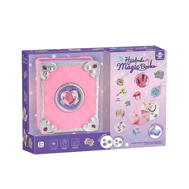 Luwuyang - 71 PCS DIY Jewel Rings Stickers Magical Kits for Little Girls, Handmade DIY Crafting Rings Bracelet Pendent Keychain, DIY Crafts for Kids, Birthday Gifts Toys for Age 3 4 5 6+ Year Old