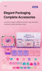 Luwuyang - 71 PCS DIY Jewel Rings Stickers Magical Kits for Little Girls, Handmade DIY Crafting Rings Bracelet Pendent Keychain, DIY Crafts for Kids, Birthday Gifts Toys for Age 3 4 5 6+ Year Old