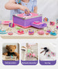 Luwuyang - 71 PCS DIY Jewel Rings Stickers Magical Kits for Little Girls, Handmade DIY Crafting Rings Bracelet Pendent Keychain, DIY Crafts for Kids, Birthday Gifts Toys for Age 3 4 5 6+ Year Old