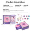 Luwuyang - 71 PCS DIY Jewel Rings Stickers Magical Kits for Little Girls, Handmade DIY Crafting Rings Bracelet Pendent Keychain, DIY Crafts for Kids, Birthday Gifts Toys for Age 3 4 5 6+ Year Old