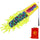 DSJUGGLING - 3 Meters (9.8 FT) Golden Scale Silk Dragon POI Outdoor Flinging Wind Spinners & Fitness Dragon Dance Wu Long 3D dragon Ribbon Streamer with Fiberglass Handstick + Travel Bag!