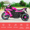 SHENGLONG - Kids Powered Ride-ons Toy, Kids Motorcycle for 3-6 Years, 12V Electric Ride on Motorcycle with Light Wheel & Bluetooth Music-Pink