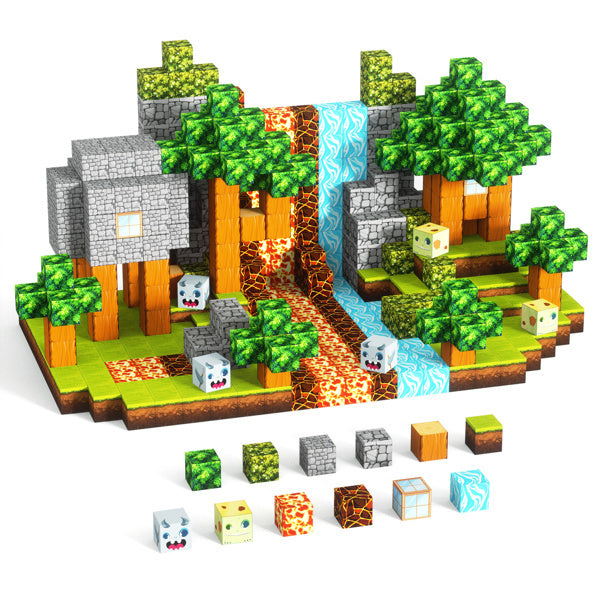 inQ Boutique - 100Pcs/Set Magnetic Building Blocks Children Kids Educational Toy Gift