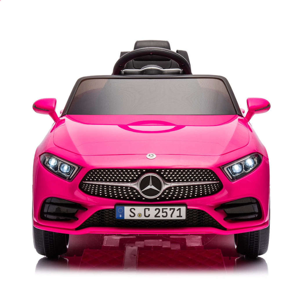 Orien Home - 12V Kids Ride On Car w/ Parents Remote Control,Licensed Mercedes-Benz CLS 350 for Kids,Four Wheel Suspension,Power Display,Music,Volume Control,LED Lights,MP3,USB/SD for Kids 37-95 months.