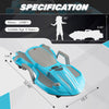 FX070 - Electric Kids Racing Car with Music and Lights, Blue