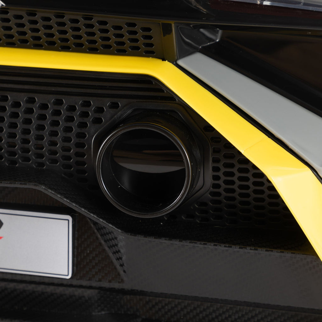 FX070 - 24V Battery Powered Ride On Car for Kids, Licensed Lamborghini, Remote Control Toy Vehicle with Music Player, LED Light, 2 Driving Modes