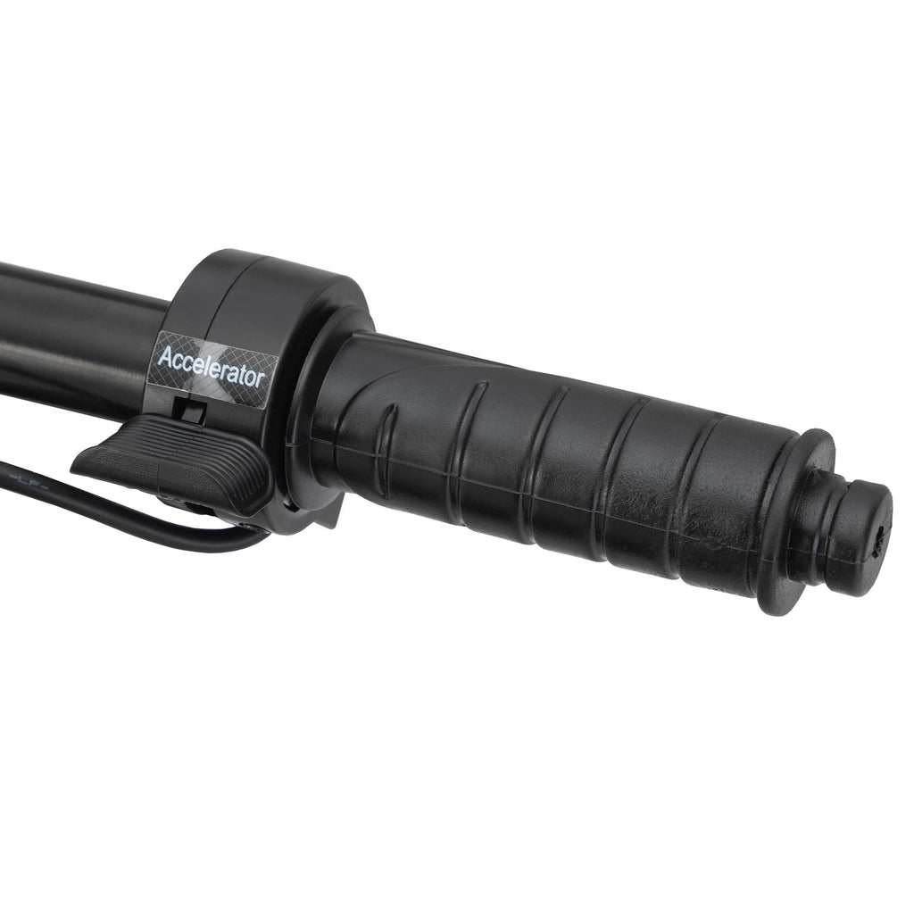 FX070 - 12V Kids Ride On Box, Electric Box Car with High-Low Speeds, Variable Speed Throttle, MP3, USB, Storage, Battery Powered Toy Gift for 8-12 Years Old, White + Black