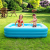 Eggracks by Global Phoenix - 103x69x24in Inflatable Swimming Pools Family Swim Play Center Pool Blow up Kiddie Pool