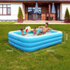 Eggracks by Global Phoenix - 103x69x24in Inflatable Swimming Pools Family Swim Play Center Pool Blow up Kiddie Pool