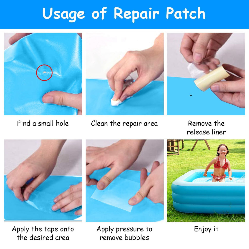 Eggracks by Global Phoenix - 103x69x24in Inflatable Swimming Pools Family Swim Play Center Pool Blow up Kiddie Pool