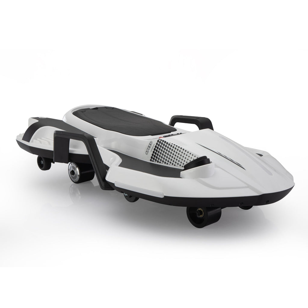 FX070 - Electric Kids Racing Car with Music and Lights, White