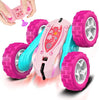 PlayVibe - Rc Stunt Cars: Double Sided 360Â°Flip Rotating 4WD Race Car Toy For Outdoor & Indoor Birthday Gift