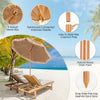 Summit Supplies - 7.2 Feet Patio Thatched Tiki Umbrella Hawaiian Hula Beach Umbrella