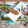 Summit Supplies - 7.2 Feet Patio Thatched Tiki Umbrella Hawaiian Hula Beach Umbrella