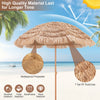 Summit Supplies - 7.2 Feet Patio Thatched Tiki Umbrella Hawaiian Hula Beach Umbrella