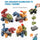 SHENGLONG - 5 Pack Dinosaur Take Part Toys for Boys Age 3+, Dinosaur Toys for Toddler