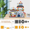 SHENGLONG - 4 PACK Brick Building Set for Kids, 2969 PCS Building Blocks Kit Japanese Street Building Toy Set Gift for 6-15 Years Old Kid and Adult