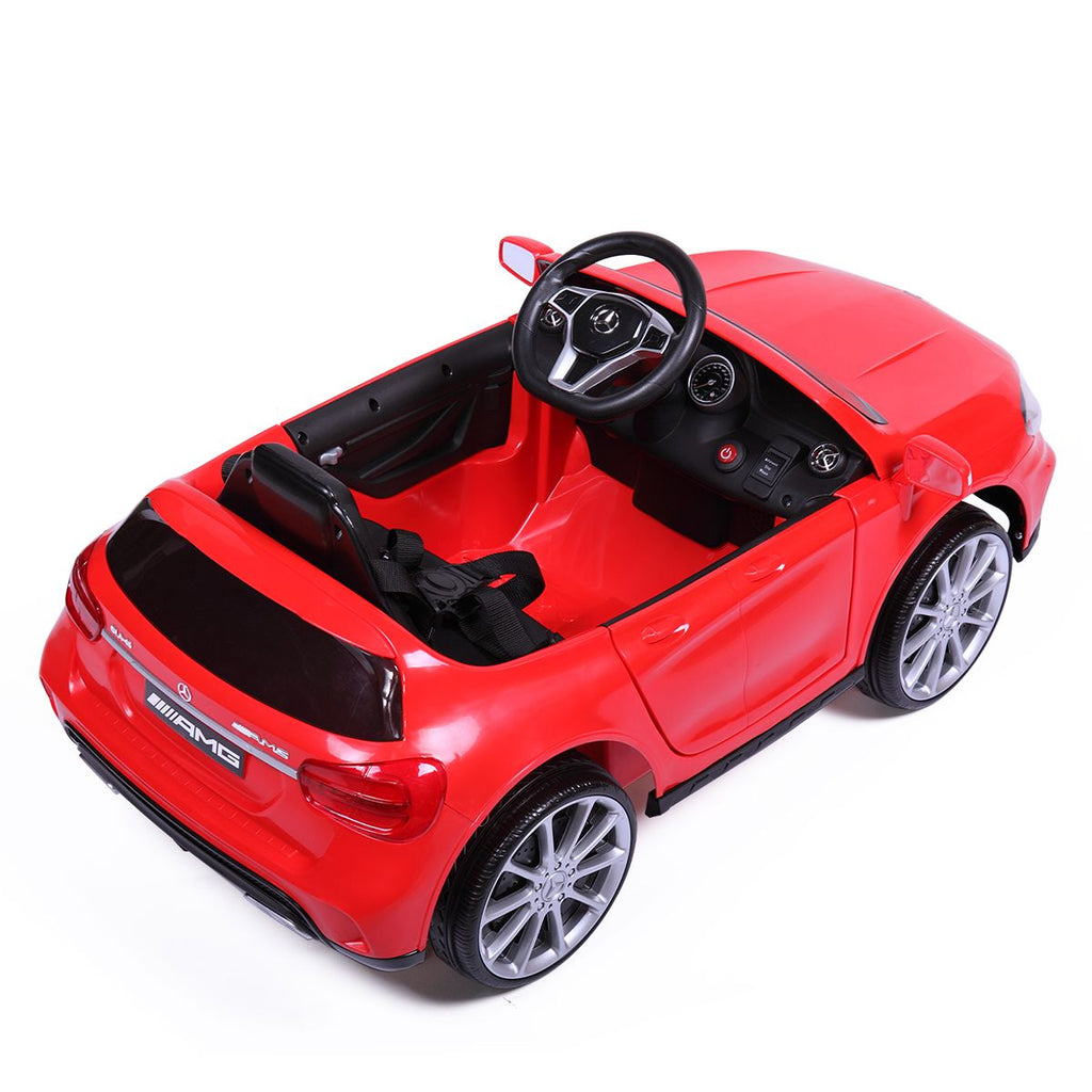 Yeah Depot - 6V Licensed Mercedes Benz AMG Electric Vehicle, Kid Ride on Car with Parental Remote Control ,MP3 Player Headlights Opening Doors for Children 3-8, Red
