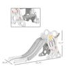 Yeah Depot - Kids Indoor Slide for Toddlers Ages 1.5-3, Small Toddler Slide, Space Toy Playset for Girls and Boys, Gray