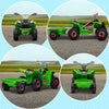 Yeah Depot - Kids ATV Quad Car with Back Trailer, 6V Kids Electric Car with Forward Backward Function, Wear-Resistant Wheels for Toddlers Ages 18-36 Months, Green