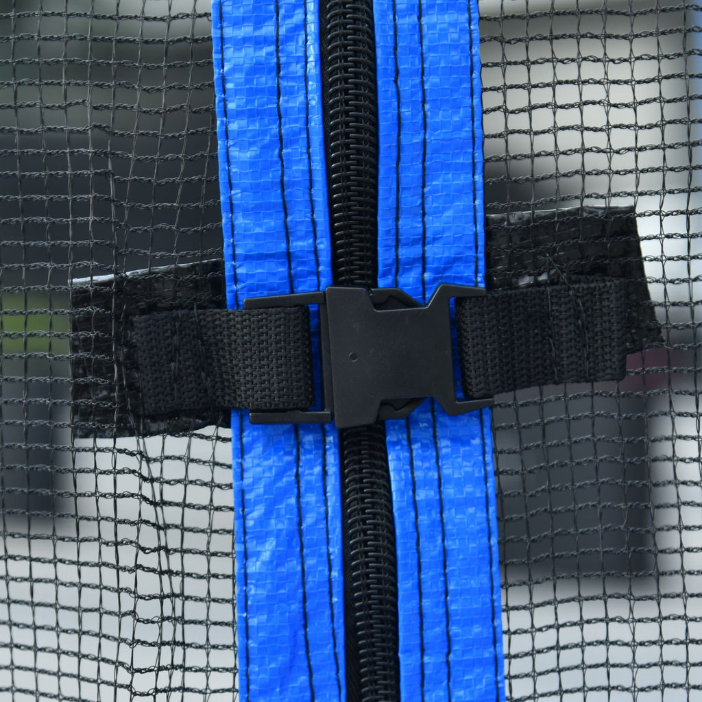 Yeah Depot - 14FT Trampoline for Adults & Kids with Basketball Hoop, Outdoor Trampolines w/Ladder and Safety Enclosure Net for Kids and Adults,Double-side Color cover