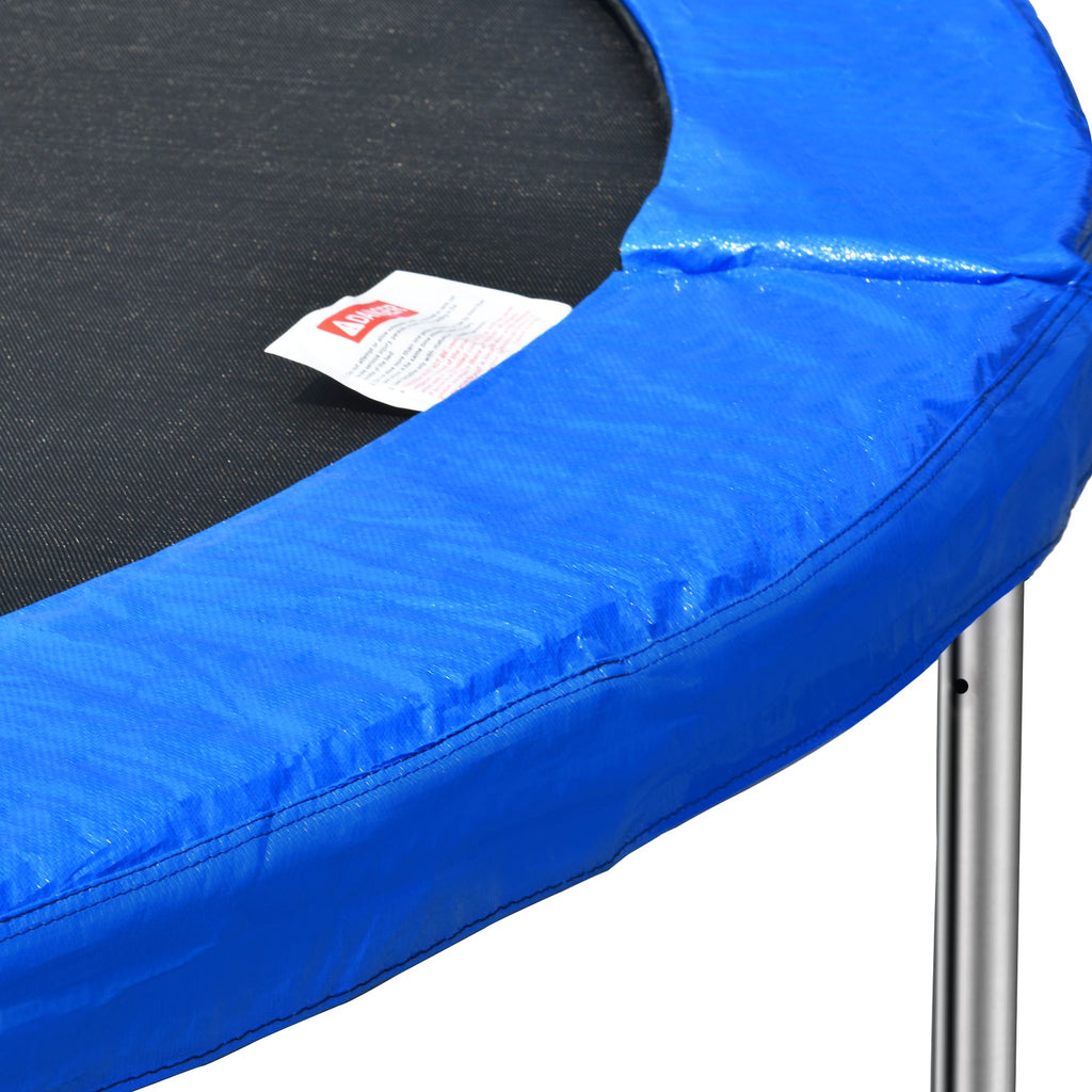 Yeah Depot - 14FT Trampoline for Adults & Kids with Basketball Hoop, Outdoor Trampolines w/Ladder and Safety Enclosure Net for Kids and Adults,Double-side Color cover