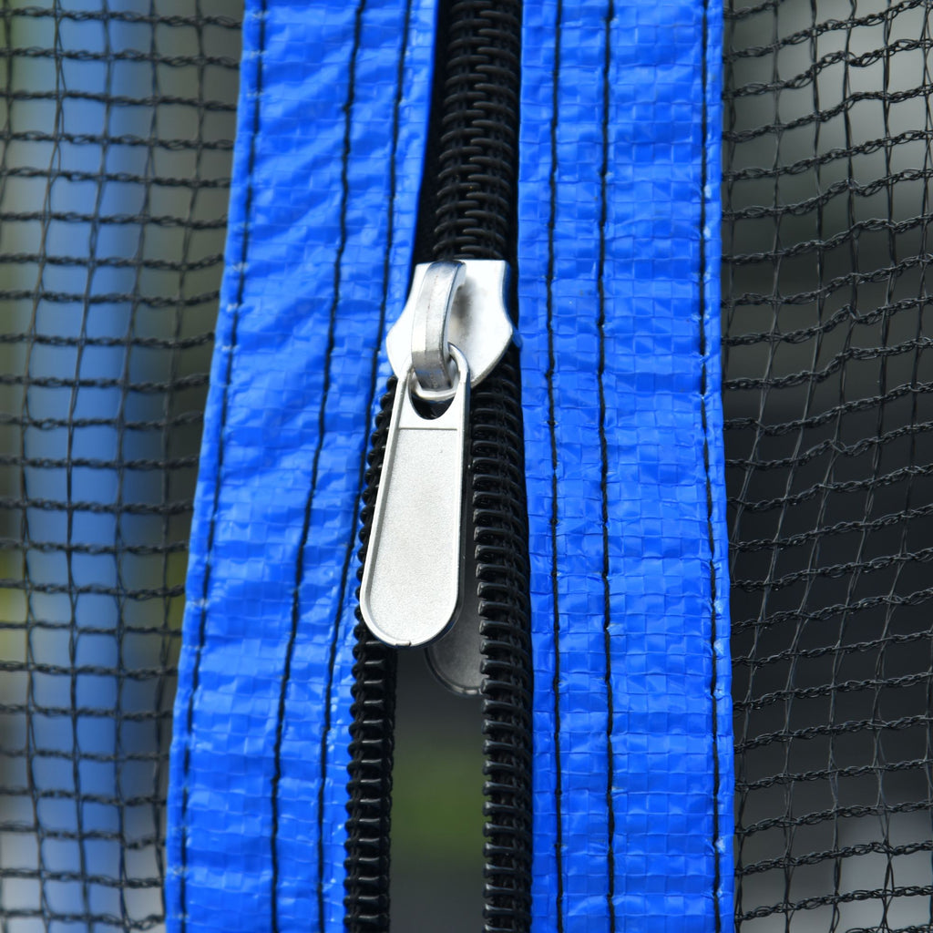 Yeah Depot - 14FT Trampoline for Adults & Kids with Basketball Hoop, Outdoor Trampolines w/Ladder and Safety Enclosure Net for Kids and Adults,Double-side Color cover